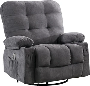 Massagesessel Relaxsessel mit Liegefunktion Oversize Fernsehsessel mit Heizung - Bild 1 von 9