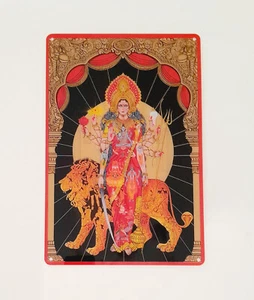 Durga Maa Goddess Colorful Hanging Wall Decor - Picture 1 of 1