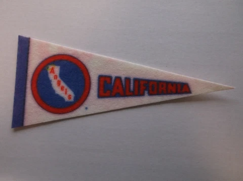 CALIFORNIA ANGELS 4x9 Mini Felt Pennant Cover