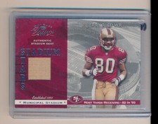 2001 DONRUSS CLASSICS STADIUM STARS RELIC JERRY RICE 49ERS
