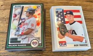 2010 Bowman Chrome Draft Pics Baseball Cards 1-110 (NM) - Complete Your Set
