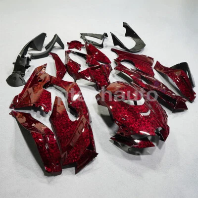 Комплект обтекателя из красного кованого углеродного волокна для Kawasaki Ninja ZX-10R 2021-2025 22 23 США - Изображение 1 из 4
