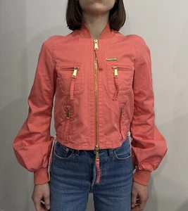 DDP DSQUARED DAMEN JACKE REISSVERSCHLUSS TASCHE PEACH - Bild 1 von 17