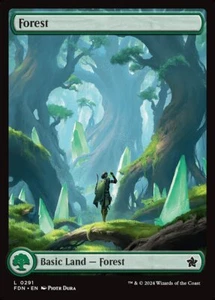 MTG Mint Singles - Forest 0291 | FDN | Foil | NM/M | SYD - Picture 1 of 1