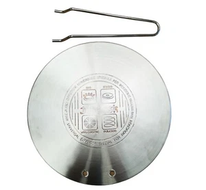 DIFFUSORE UNIVERSALE ACCIAIO INOX 22CM FRABOSK PIANO INDUZIONE QUALSIASI PENTOLA - Foto 1 di 2