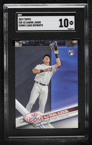 2019 Topps Iconic Card Reprints Aaron Judge #ICR-33 SGC 10 GEM