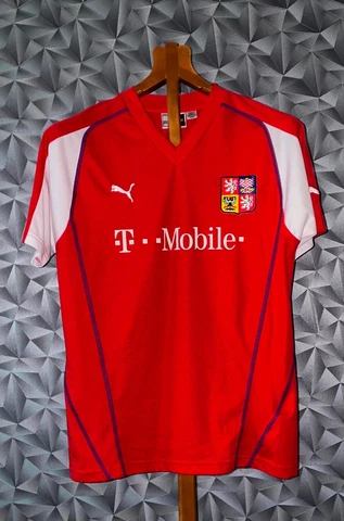 CZECH REPUBLIC NATIONAL TEAM 2004/2005 HOME FOOTBALL SHIRT JERSEY PUMA SIZE XL Cover