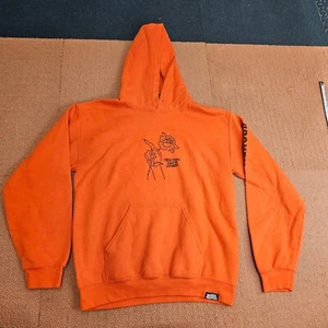 As Is* Broken Promises Hoodie Small Orange Sweatshirt Wish Things Different T6b - Picture 1 of 11