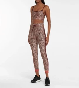 The Upside Leopard Drawstring Leggings Women XS US 4 Animal Print Athleisure - Picture 1 of 9