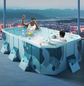 Family Swimming Pool Faltbarer Gartenpool Aufstellpool Schwimmbad Schwimmbecken - Bild 1 von 17