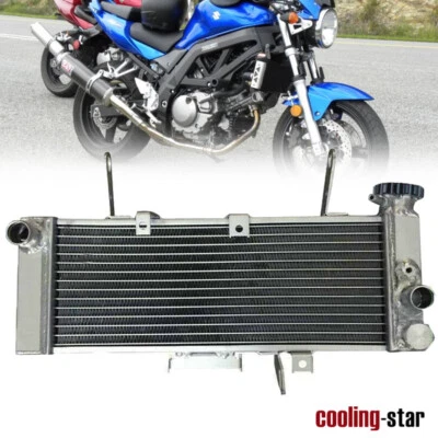 Radiador de aluminio para motocicleta Suzuki SV650 SV650A 2003-2007 #17710-17G30 Foto 1 de 4