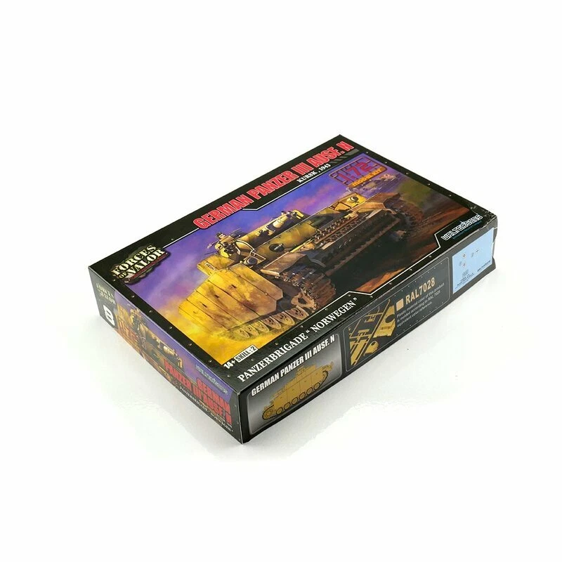 Forces of Valor 873008A - 1/72 Kit de Montage Panzer III Modèle N - Neuf - Image 1 of 1