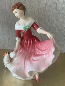 ROYAL DOULTON CHINA DAMENFIGUR & HUND MEIN BEST FRIEND MODELL HN 3011 PERFEKT (a) - Bild 1 von 10