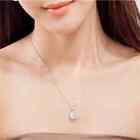 925 Sterling Silver Necklace Cat Eye Stone Bead Pendant Opal PendantJ ewelry