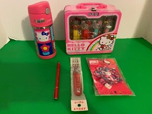 New Cute HELLO KITTY SANRIO THERMOS Set-ship free - Picture 1 of 2
