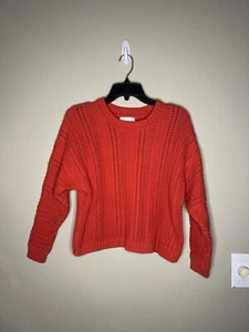 Suéter Cynthia Rowley Rojo Tejido Algodón Pequeño - Imagen 1 de 5