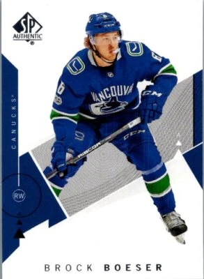 2018-19 SP Authentic #3 Brock Boeser - Image 1 of 2