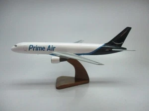 B-767-F Prime Air B767F Airplane Desktop Replica Kiln Dried Wood Model Small New - Picture 1 of 6