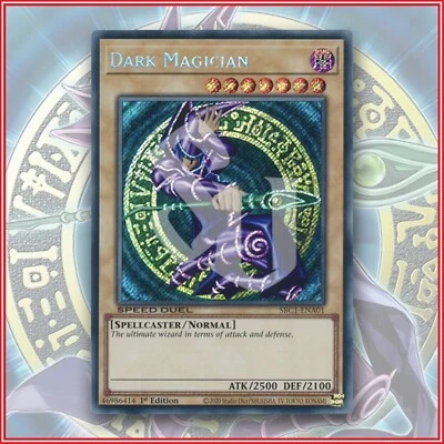 YuGiOh Dark Magician | SBC1 YUGI's DECK ▪️ SECRET RARE ▪️ 1ST EDITION 💎 - Image 1 of 2