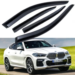 Car Window Vent Visor Deflector Shade Sun/Rain for 2020-2023 BMW X6 40i M50i X6M - Picture 1 of 8