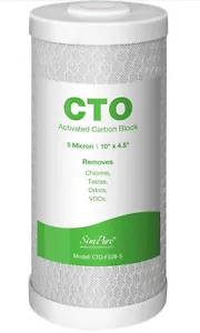 SimPure 4.5" x 10" Whole House Water Filter Cartridges 5 Micron Coconut Shell... - Picture 1 of 5