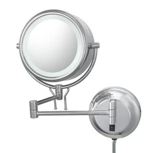 Kimball & Young #91445 doppelseitiger moderner Wandspiegel steckbar, 1X und 5X - Bild 1 von 9