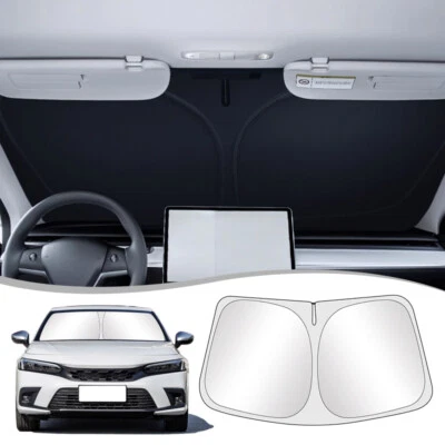 Car Windshield Sun Shade UV Block Shield Cover Custom Fit 2016-2021 Honda Civic - Изображение 1 из 4