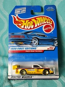 1998 Hot Wheels Pikes Peak Tacoma 1999 1st Editions Pennzoil Truck 19/26 Gold - Picture 1 of 6