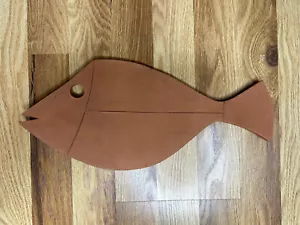 Doyle Lane Terra-Cotta Clay Fish Sculpture - Picture 1 of 15