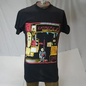 Vintage 1990 Extreme II: Pornograffitti Concert Tour T-shirt Size L Funk Punk - Picture 1 of 24