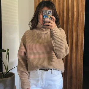 J Crew Kaschmir Relaxed Rollkragen Pullover in gestreift. Größe S/M - Bild 1 von 10