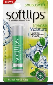 Softlips Double Mint Intense Moisture Cooling Fresh Breath DISCONTINUED EXPRD - Picture 1 of 3