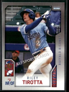 2025 Buffalo Bisons Riley Tirotta RC Rookie Blue Jays Minor League - Bild 1 von 1