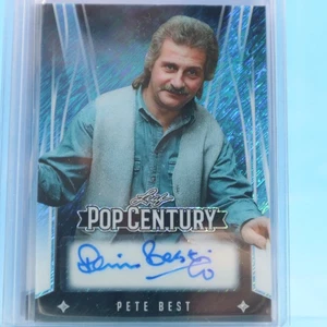 PETE BEST 2025 Leaf Pop Century #6/7 Autograph "BEATLES ORIGINAL DRUMMER " - Picture 1 of 2