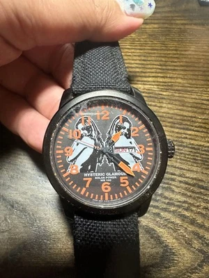 ИСТЕРИЧЕСКИЙ ГЛАМУР /оранжевый нейлон B графический дизайн - Изображение 1 из 3