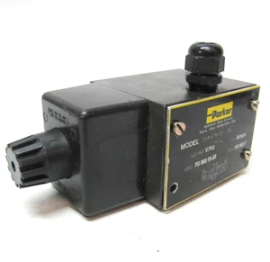 Parker Hydraulic 3-Pos Solenoid Directional Control Valve 120VAC D3W1CNYC4 - Picture 1 of 7