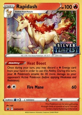 Rapidash - (Prerelease) Sword & Shield Promo Cards SWSH270 NM Pokémon TCG - Image 1 of 2