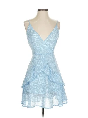 Vestido de cóctel azul Hazel & Olive para mujer 5 Foto 1 de 4