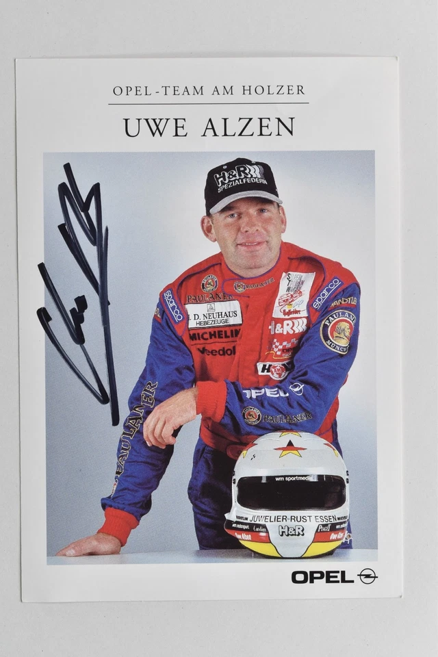 Uwe Alzen - Motorsport Opel - original Autogramm -  - Autogrammkarte - Bild 1 von 1