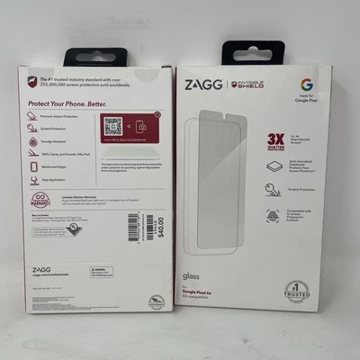 ZAGG Invisible Shield Glass Screen Protector for Google Pixel 6a (6.1") only New - Image 1 of 3