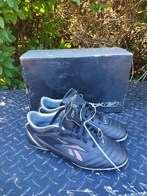 Botines de fútbol juvenil Reebok 19-171022A JR Trade RBRMS talla 5 negros plateados rojos Foto 1 de 4
