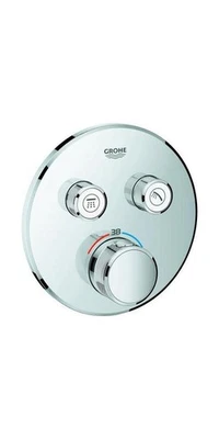 GROHE Fertigmontageset Grohtherm SmartControl 2 Absperrventile chrom rund - Bild 1 von 4