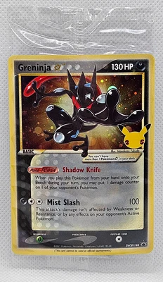 Pokemon Quajutsu Greninja Goldstar Promo SWSH144 25 Anniversary Sealed NM - Bild 1 von 2