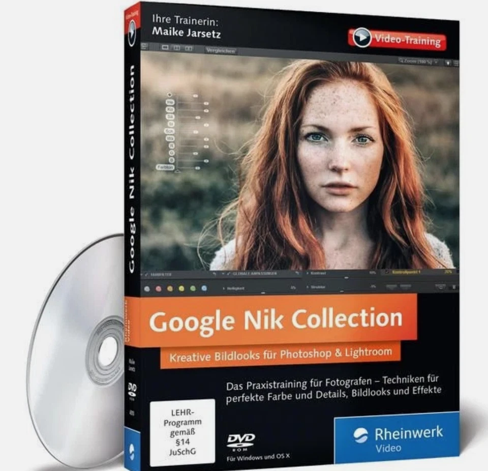 DVD-ROM: Google Nik Collection, Maike Jarsetz, Bildlooks Photoshop und Lightroom - Bild 1 von 1