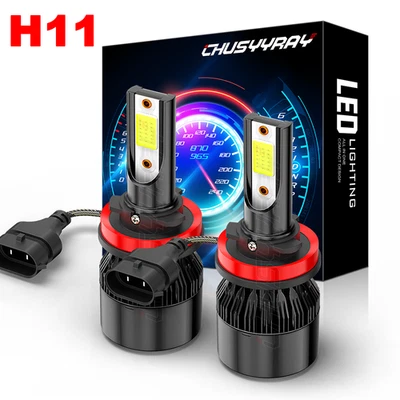 LED Headlight Kit H11 6000K White Fog Light Bulb Fit ACURA TSX 04-2014 - Image 1 of 4