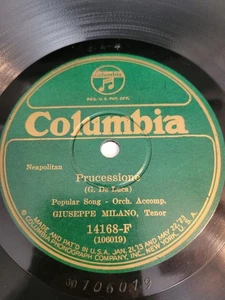 78 GUISEPPE MILANO COlumbia 14168 Stornellata Napulitana Italian VG++ - Picture 1 of 2