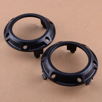 2pcs Front Fog Light Lamp Cover Frame Fit For Mitsubishi Outlander 2007-09 ut - Image 1 of 3