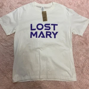 Lost Mary Herren Grafik T-Shirt weiß lila Streetwear Baumwolle Tee Gr. 2XL - Bild 1 von 10