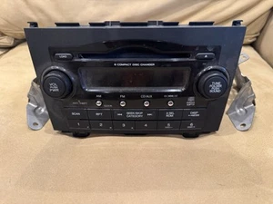 HONDA CRV STERIO RADIO CD PLAYER 2007 2008 2009 2010 2011 39100-SW-A100 OEM - Picture 1 of 6