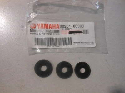 Arandelas de placas Yamaha 04 FZ600 98-00 RT100 00-01 TZ250 90201-06380 cantidad 3 NOS Foto 1 de 3